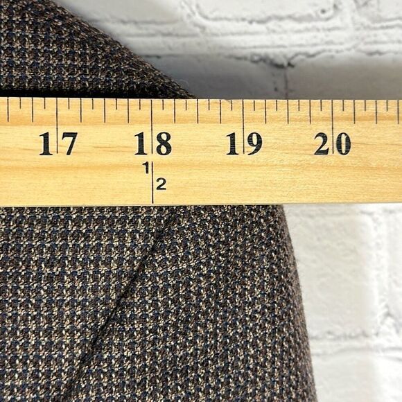 Pronto Uomo 100% Lambswool Tweed Sport Coat Mens 42R Two Button Blazer Inner Poc - Picture 5 of 8